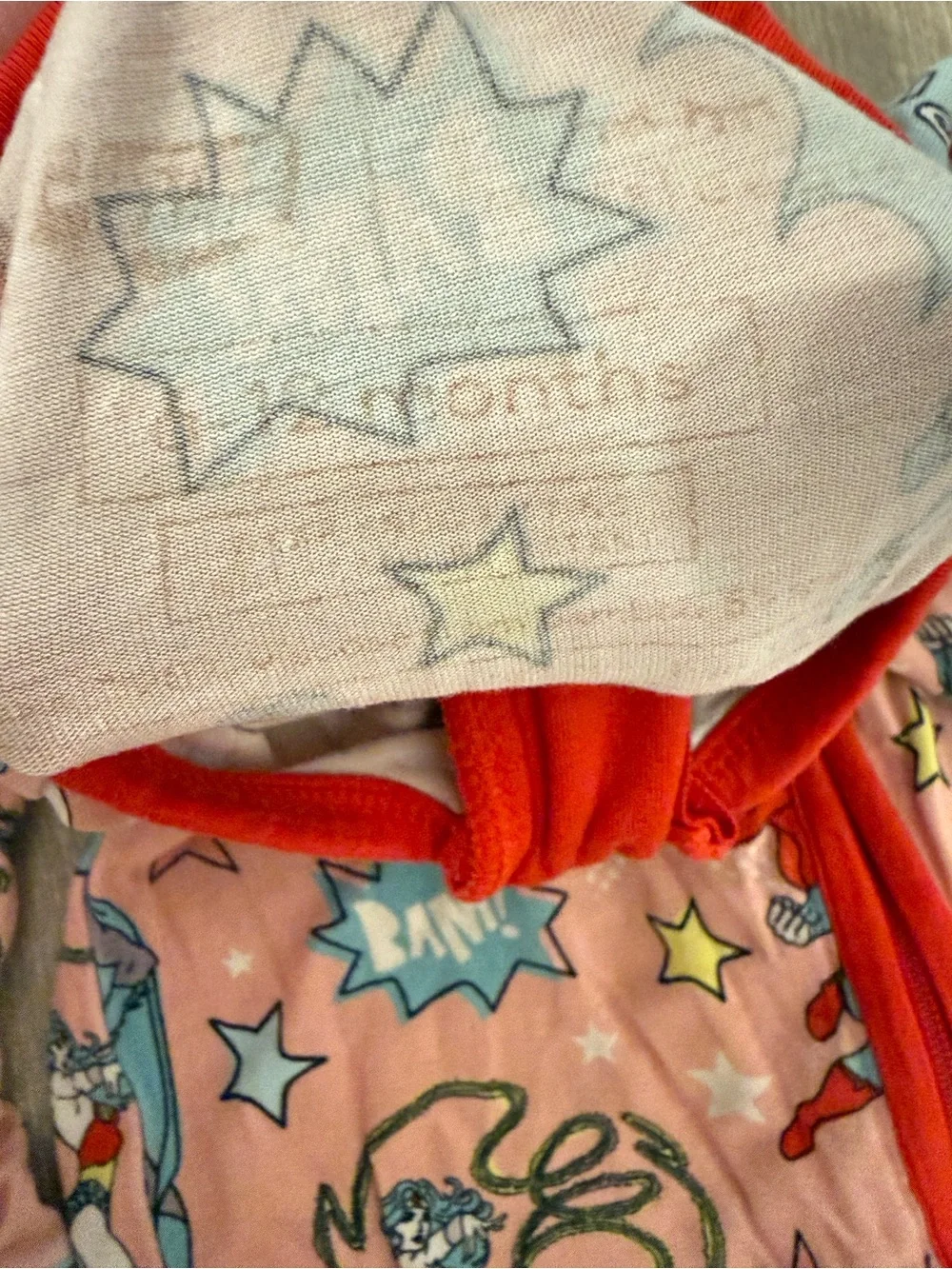 Little Sleepies Superhero Bamboo Sleeper Size 6-12